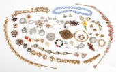 Vintage costume jewelry group