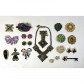 Vintage Costume Jewelry Lot. A