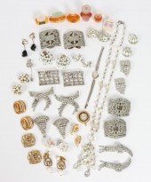 VINTAGE COSTUME JEWELRY, WATCH