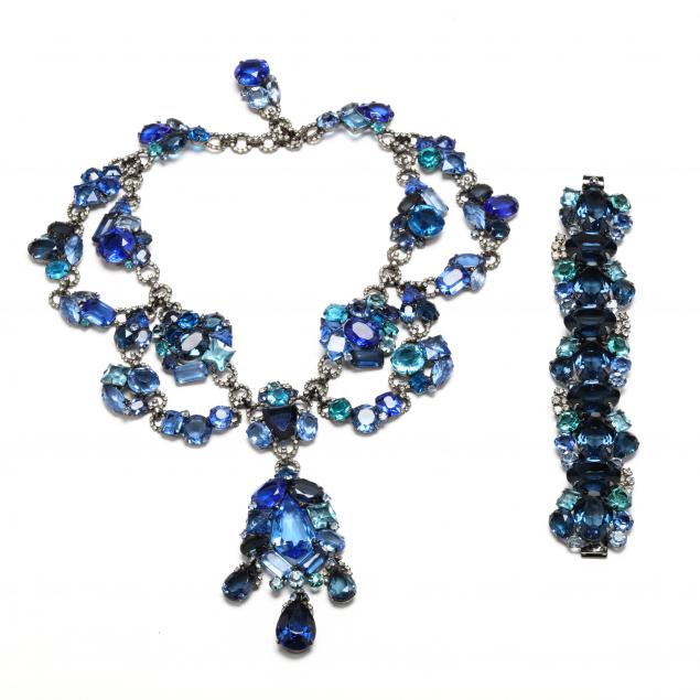 VINTAGE COSTUME NECKLACE AND