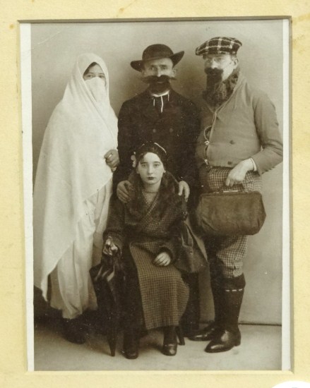 Vintage costume party photo.