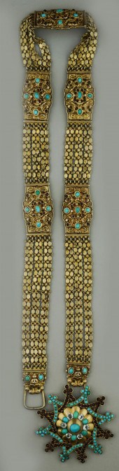 VINTAGE COSTUME TURQUOISE, GAR