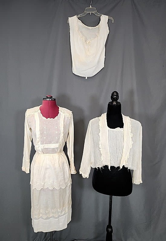 Vintage Cotton Skirt Ensemble &