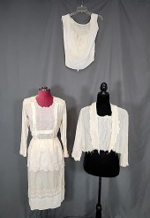 Vintage Cotton Skirt Ensemble