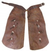 VINTAGE COWBOY LEATHER CHAPS,