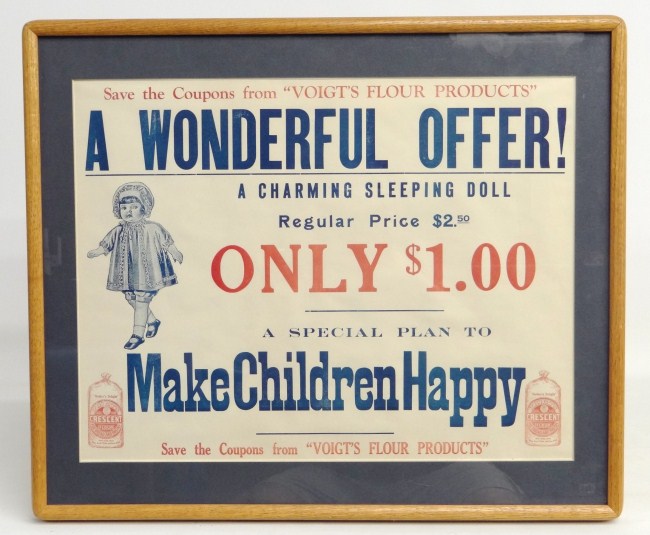Vintage Crescent Flour