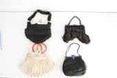 VINTAGE CROCHET HAND BAGS - 4V