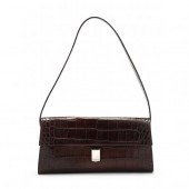 VINTAGE CROCODILE HANDBAG, FUR