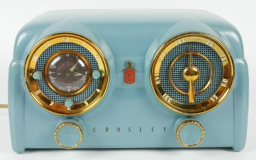 VINTAGE CROSLEY BABY BLUE TUBE