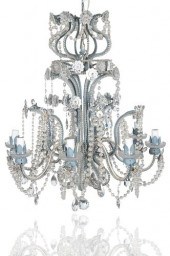 VINTAGE CRYSTAL CUT CHANDELIER