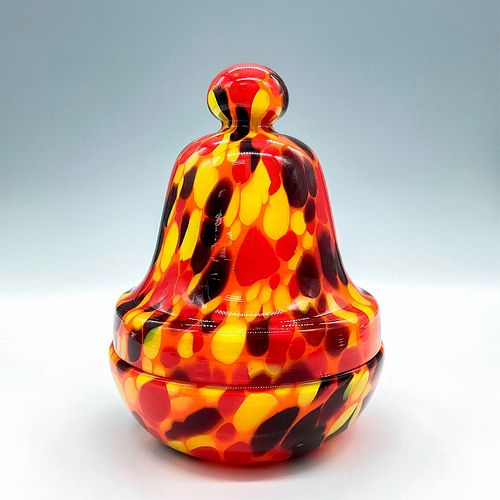 VINTAGE CZECH SPATTER GLASS
