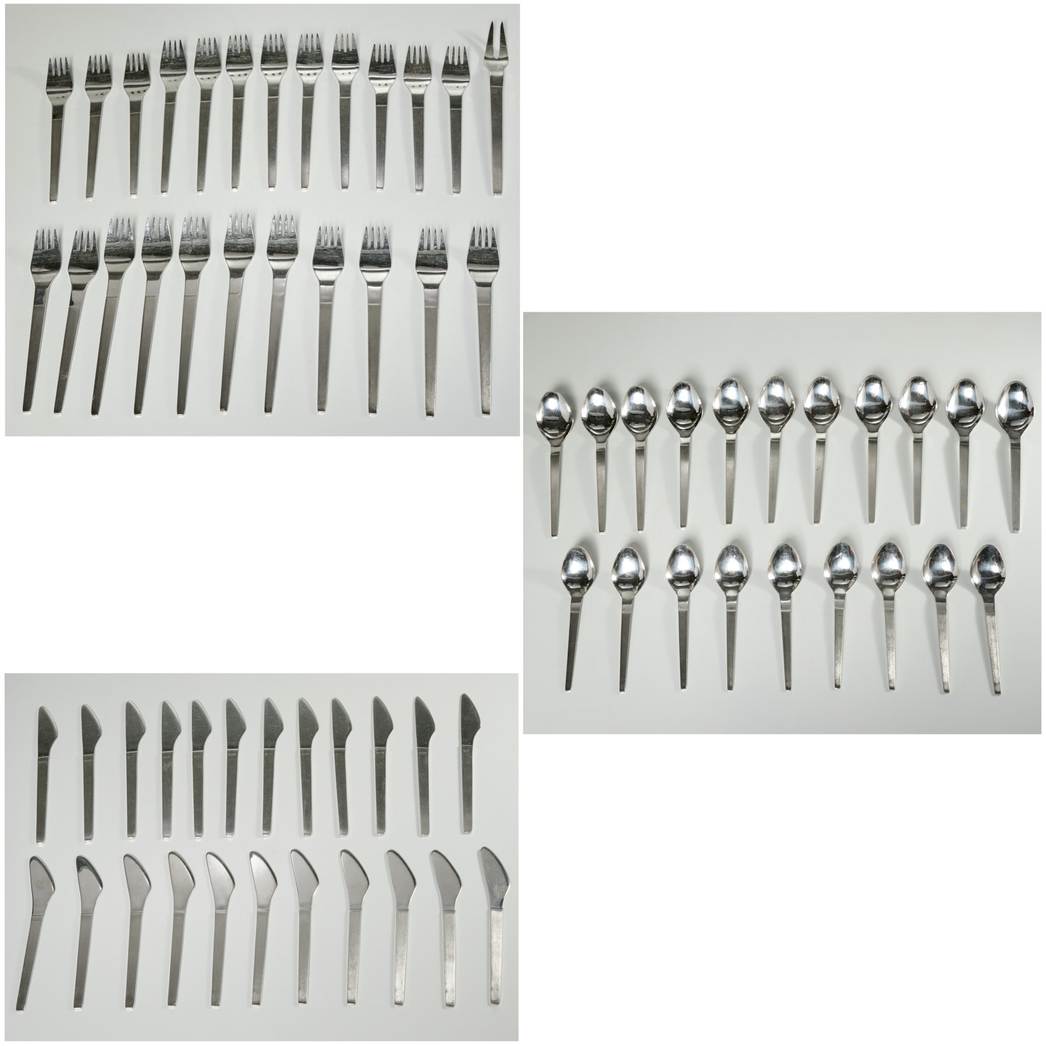 VINTAGE DANISH MODERN STAINLESS