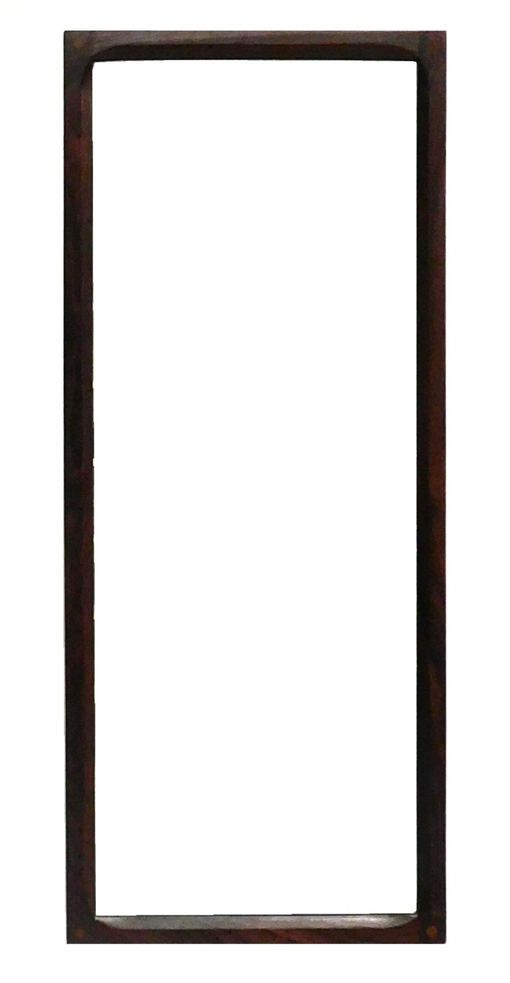 VINTAGE DANISH ROSEWOOD WALL MIRROR