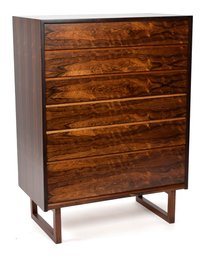 Vintage Danish style rosewood chest