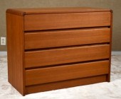 Vintage Danish teak veneered f