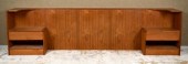 Vintage Danish teak veneered q