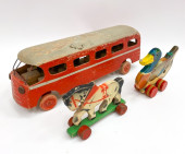 VINTAGE DANISH WOODEN TOYS & L