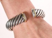 VINTAGE DAVID YURMAN 925 & 18K
