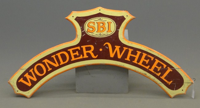 Vintage day glow painted ''SBI
