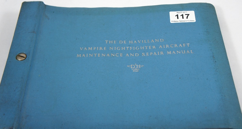 Vintage De havilland vampire