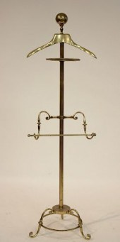 VINTAGE DECO STYLE BRASS VALET
