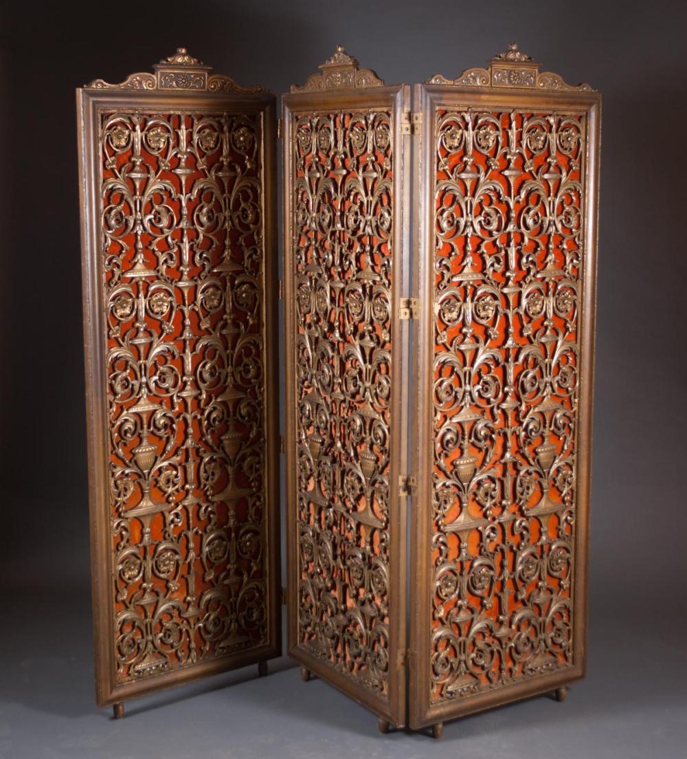 VINTAGE DECORATIVE THREE-PANEL