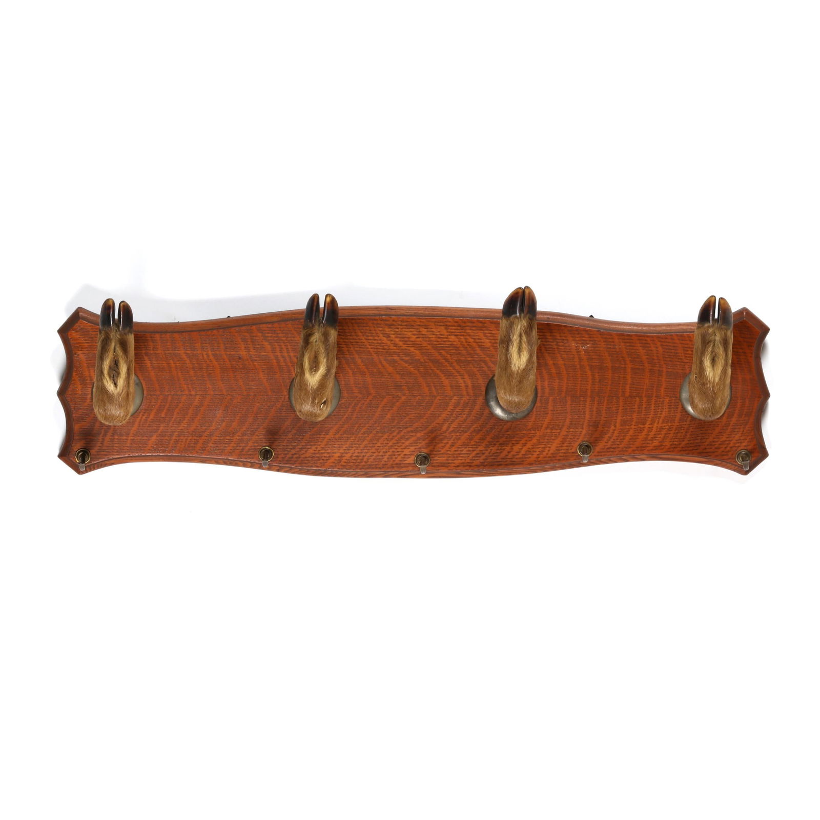 VINTAGE DEER FOOT RIFLE RACKVintage