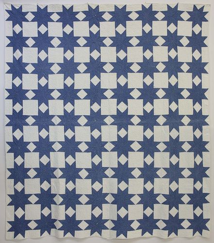 VINTAGE DENIM BLUE 8-POINT TOUCHING