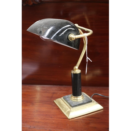 Vintage desk lamp, approx 35cm H