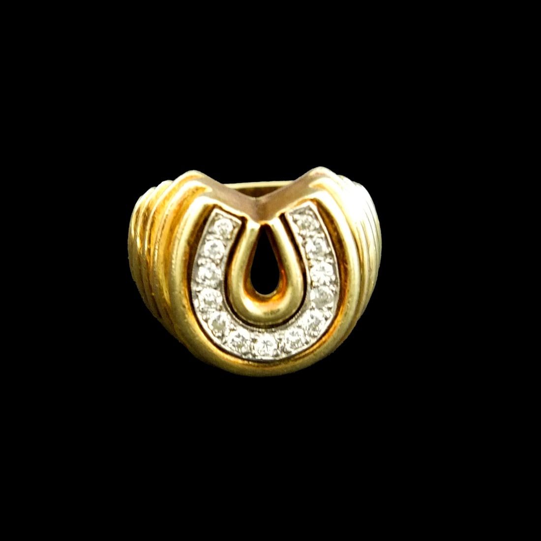 VINTAGE DIAMOND & 14K GOLD