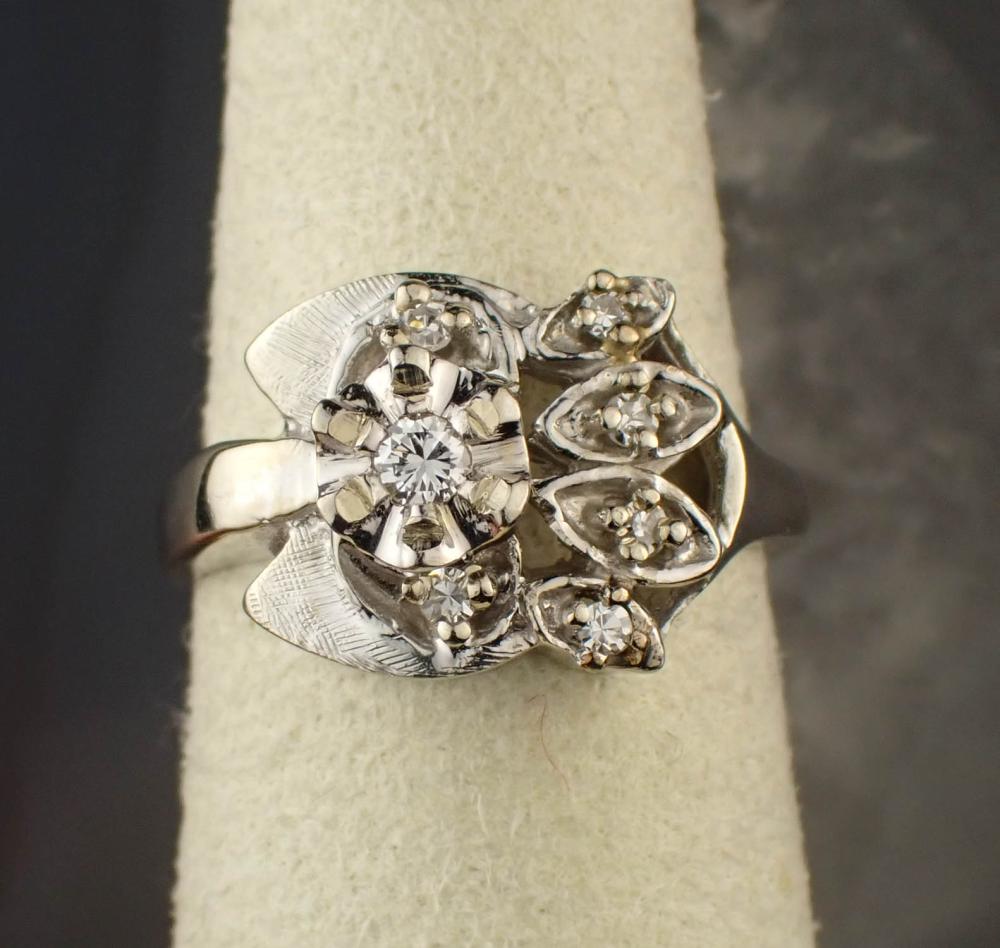 VINTAGE DIAMOND AND FOURTEEN