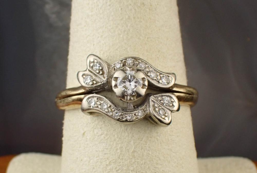 VINTAGE DIAMOND AND FOURTEEN