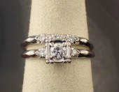 VINTAGE DIAMOND AND PALLADIUM