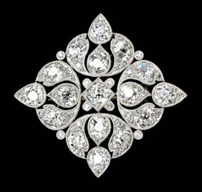 Vintage diamond and platinum