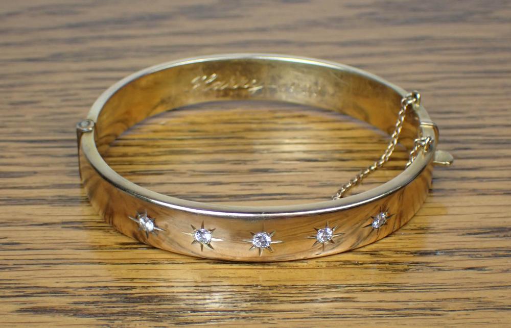 VINTAGE DIAMOND AND YELLOW GOLD