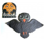 VINTAGE DIE-CUT EMBOSSED HALLO