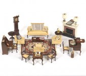 VINTAGE DOLL HOUSE BEIGE LIVIN