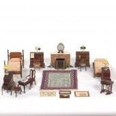 VINTAGE DOLL HOUSE BOYS' BEDRO
