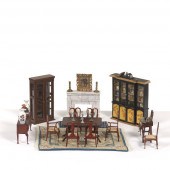 VINTAGE DOLL HOUSE FORMAL DINN
