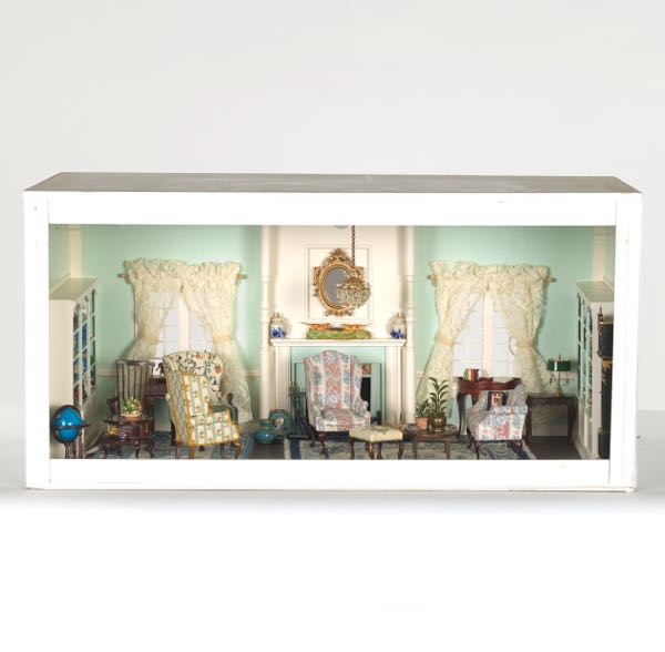 VINTAGE DOLL HOUSE FORMAL LIVING