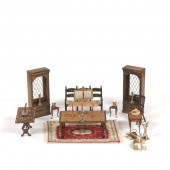 VINTAGE DOLL HOUSE RUSTIC AND