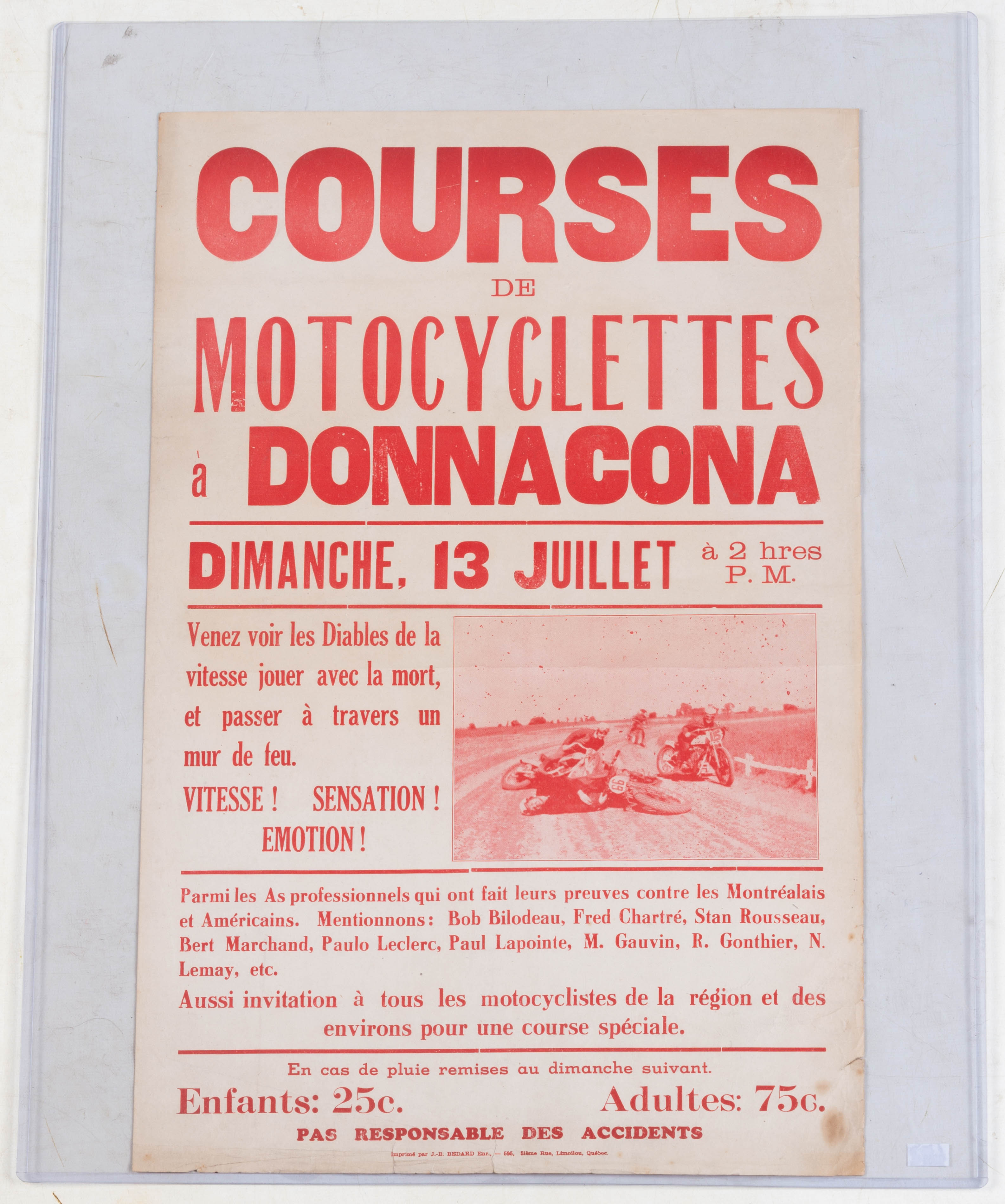 VINTAGE DONNACONA, QUEBEC