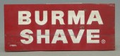 Vintage double sided painted w