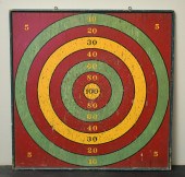 VINTAGE DOUBLE-SIDED WOOD DART