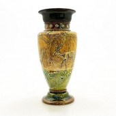 VINTAGE DOULTON LAMBETH VASE,