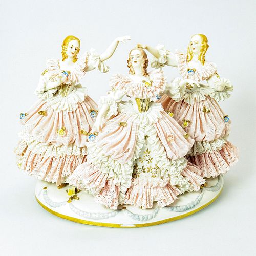 VINTAGE DRESDEN STYLE FIGURINE