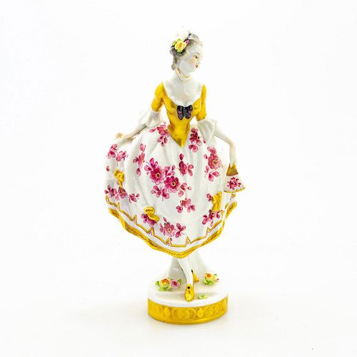 VINTAGE DRESDEN STYLE FIGURINE,
