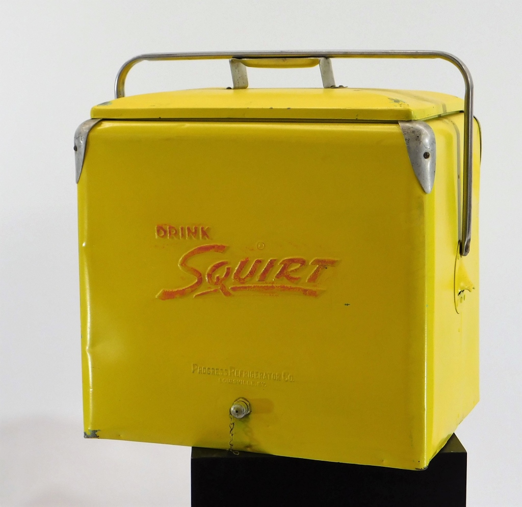 VINTAGE DRINK SQUIRT YELLOW
