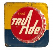 VINTAGE DRINK TRU-ADE TIN ADVE