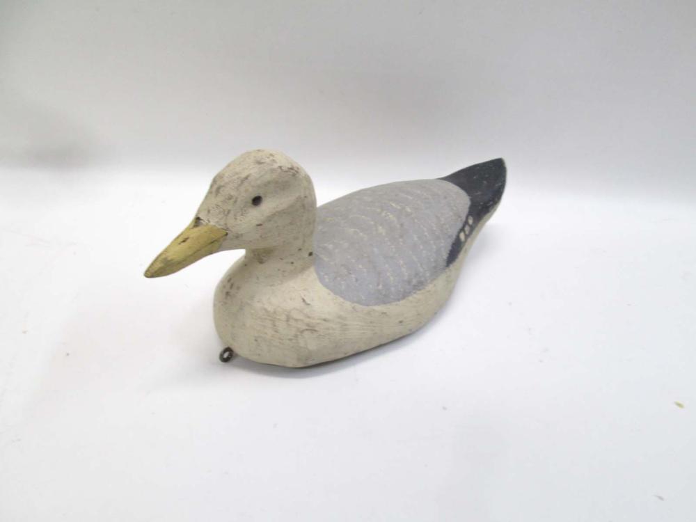 VINTAGE DUCK DECOY BY R.W.